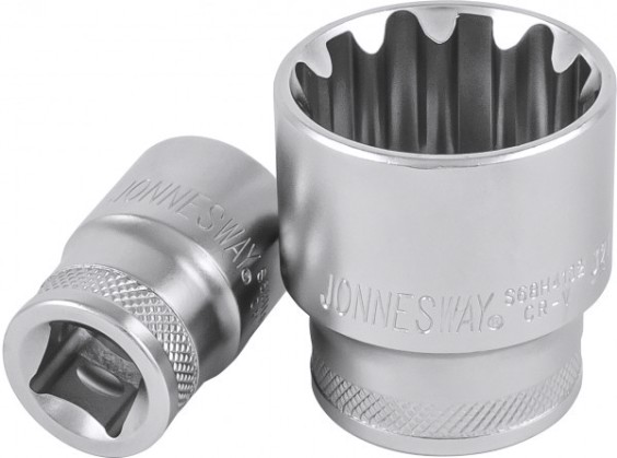 Головка торцевая JONNESWAY S68H4124 super tech (24 мм, 15/16", E30) [046221]