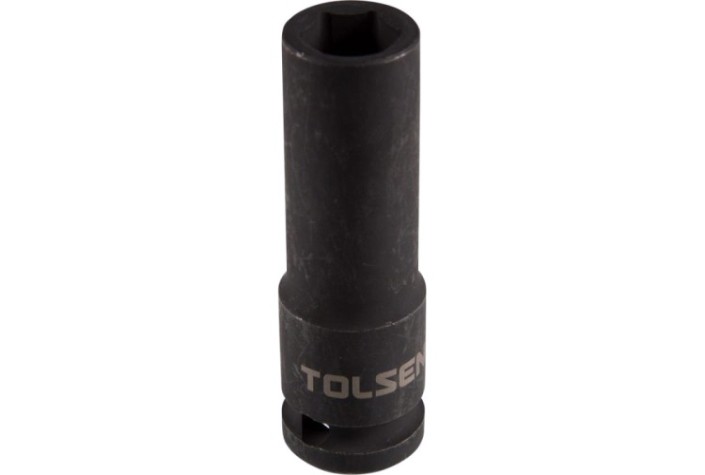 Головка торцевая ударная глубокая 6-ти гранная tolsen 1/2" 12 мм TT18262 [TT18262]