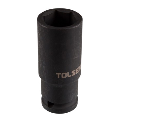 Головка торцевая ударная глубокая 6-ти гранная tolsen 1/2" 17 мм TT18267 [TT18267]