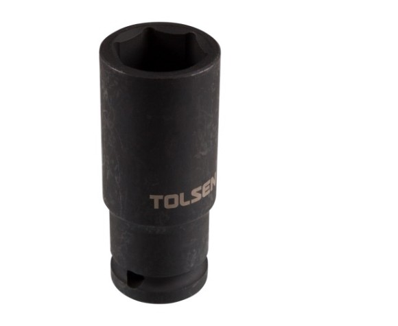 Головка торцевая ударная глубокая 6-ти гранная tolsen 1/2" 19 мм TT18269 [TT18269]