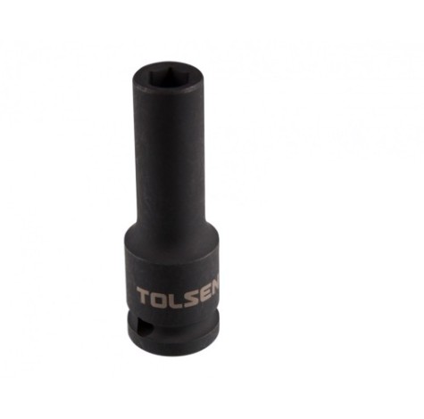Головка торцевая ударная глубокая 6-ти гранная tolsen 1/2" 8 мм TT18258 [TT18258]
