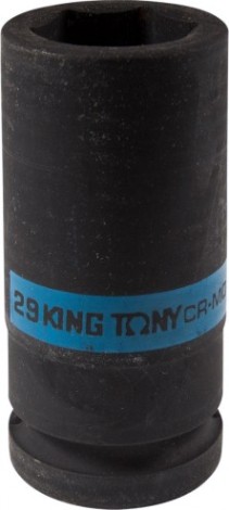 Головка торцевая ударная глубокая шестигранная 3/4 KING TONY 643529M 29 мм