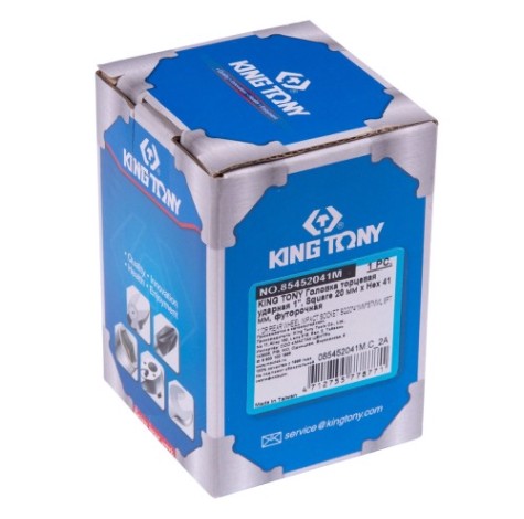 Головка торцевая ударная KING TONY 1" Square 20 мм 41 мм, футорочная [85452041M]