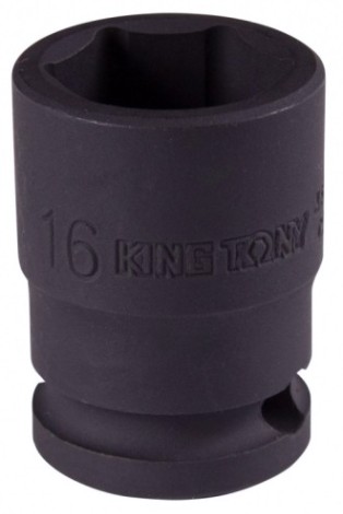 Головка торцевая ударная KING TONY 6-гранная 3/8", 16 мм [353516M]