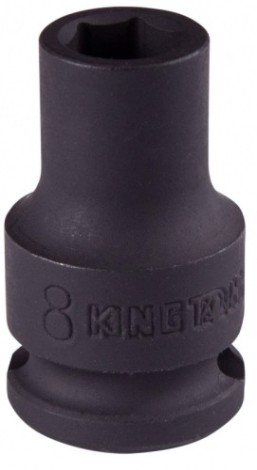Головка торцевая ударная KING TONY 6-гранная 3/8", 8 мм [353508M]