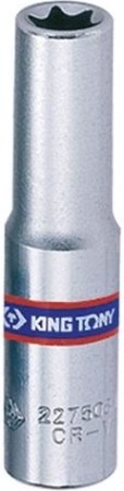 Головка торцевая удлиненная Е-Стандарт KING TONY Е4 1/4", 227504M [227504M]