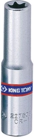 Головка торцевая удлиненная Е-Стандарт KING TONY Е7 1/4", 227507M [227507M]