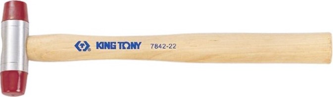 Киянка со сменными пластиковыми бойками KING TONY D-28 мм 7842-28 [7842-28]