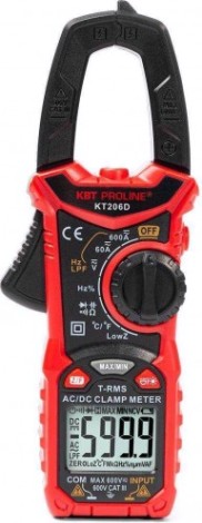 Клещи токоизмерительные КВТ КТ 206D kt "proline" цифровые [80753]