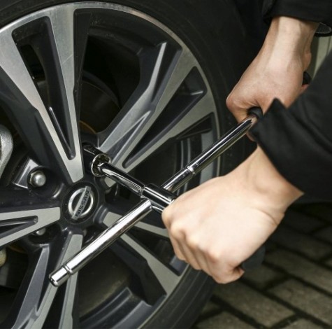 Ключ баллонный DEKO НТ24 крестовой, разборный [065-0986]