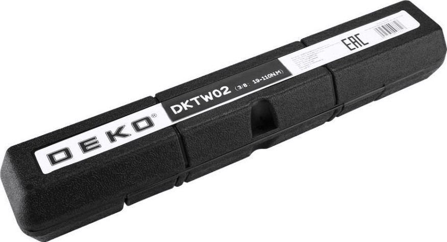 Ключ динамометрический DEKO DKTW02 3/8, 19-110 нм [065-0342]