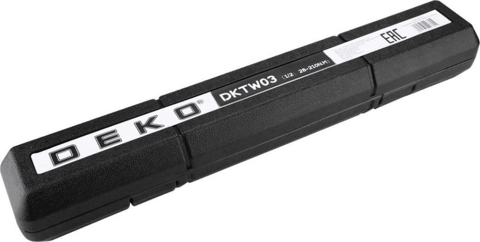 Ключ динамометрический DEKO DKTW03 1/2, 28-210 нм [065-0343]