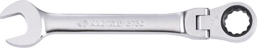 Ключ комбинированный KING TONY 373015M трещоточный с шарниром 15 мм