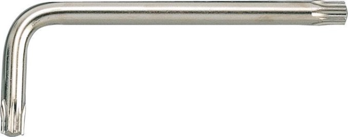 Ключ TORX KING TONY L-образный с отверстием TX 10 х 50 мм 114710R [114710R]