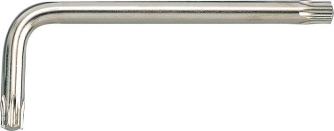 Ключ TORX KING TONY L-образный с отверстием TX 45 х 107,0 мм 114745R [114745R]