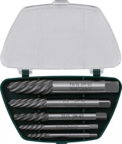 Комплект экстракторов "съемник шпилек" JONNESWAY AG010049 5/64"-19/64, 5 предметов [047024]