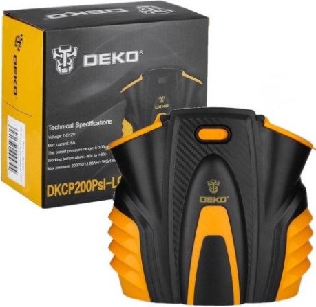 Компрессор автомобильный DEKO DKCP200Psi-LCD Plus [065-0796]