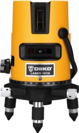Лазерный уровень DEKO DKLL02RB PRO PREMIUM, со штативом 1 м [065-0102-2]