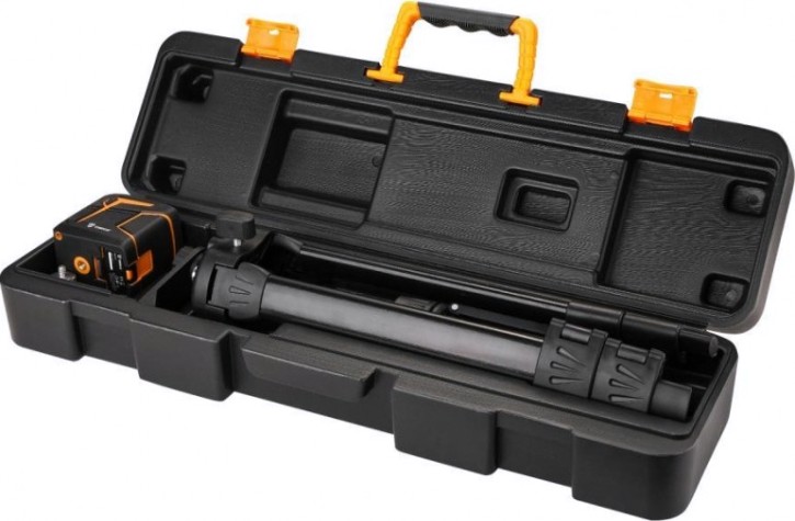Лазерный уровень DEKO DKLL11 PREMIUM, tripod 1 m в кейсе со штативом 1 м [065-0271-2]