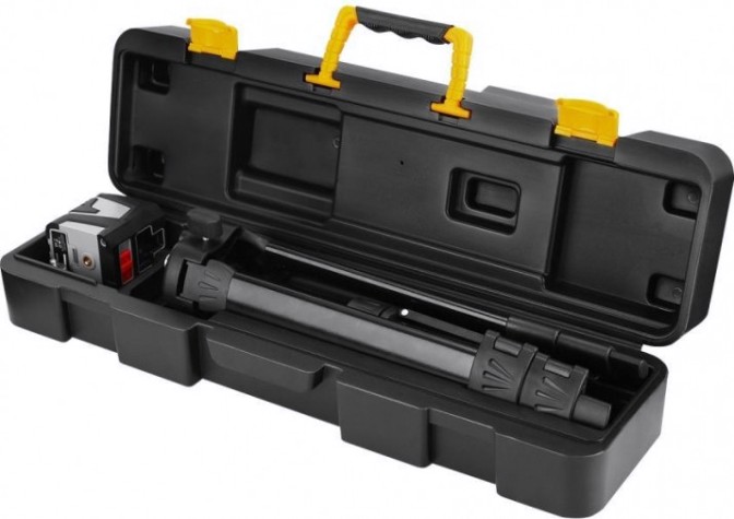 Лазерный уровень DEKO DKLL11 SET 2 PREMIUM в кейсе со штативом 1 м [065-0271-1]