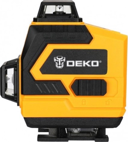 Лазерный уровень DEKO DKLL16 & tripod 1 m в кейсе со штативом [065-0233]