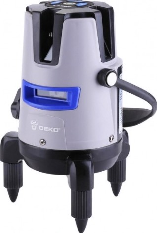 Лазерный уровень DEKO LL57 PRO SET 2 PREMIUM в кейсе со штативом 1 м [065-0104-1]