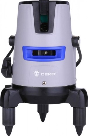 Лазерный уровень DEKO LL57 PRO SET 2 самовыравнивающийся со штативом 1 м [065-0104]