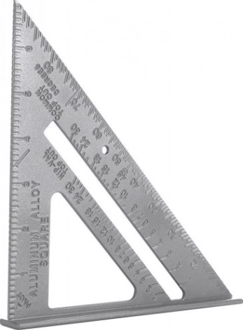 Линейка DEKO DKM180-255-185 алюминиевая треугольная 180/255/185мм [041-0220]
