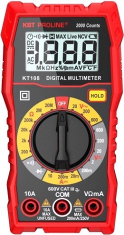 Мультиметр цифровой КВТ KT 108 PROLINE [86324]