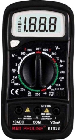 Мультиметр цифровой КВТ KT838 kt 838 "proline" [79128]