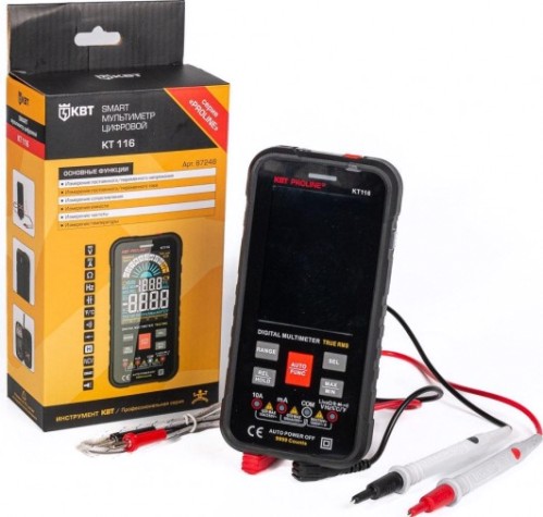 Мультиметр цифровой КВТ SMART KT 116 PROLINE [87248]