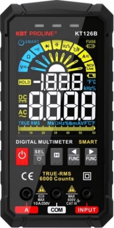 Мультиметр цифровой КВТ SMART KT 126В PROLINE [86329]