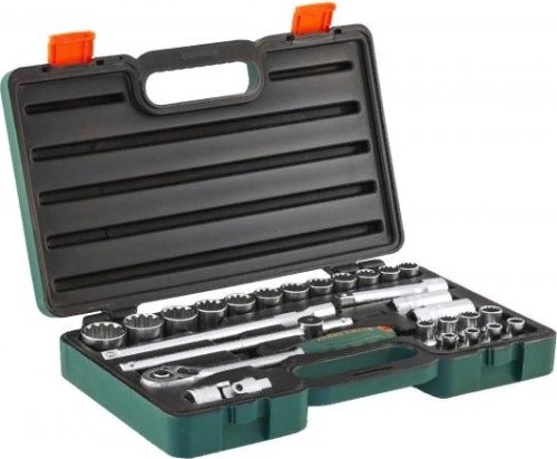 Набор головок 1/2" JONNESWAY S68H4127S 1/2"DR Super Tech, 27 предметов [048861]