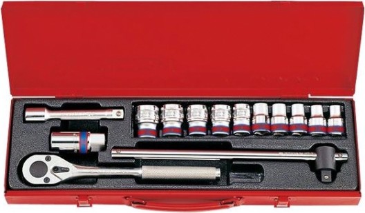 Набор головок 1/2" KING TONY 4012SR 1/2", 14 предметов