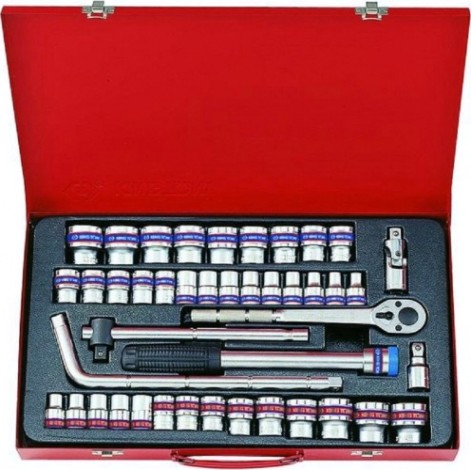 Набор головок 1/2" KING TONY 4045CR 1/2", 43 предмета