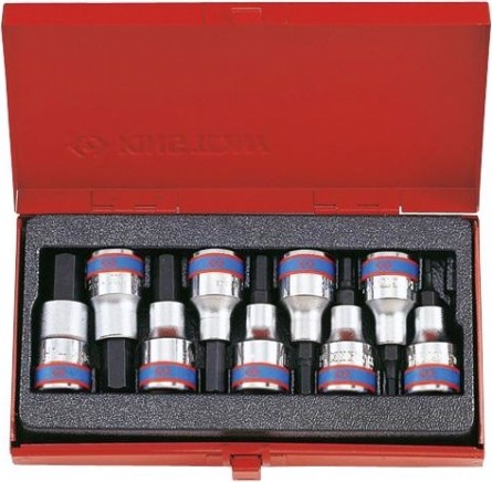 Набор головок 1/2" KING TONY 4110PR 1/2", 9 предметов