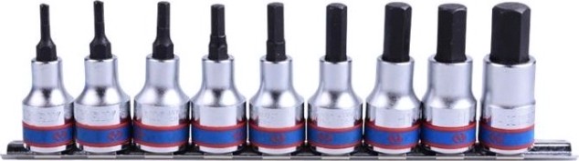 Набор головок 1/2" KING TONY 4110PR10 1/2", 9 предметов
