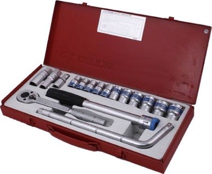 Набор головок 1/2" KING TONY 4518MR 1/2", 17 предметов