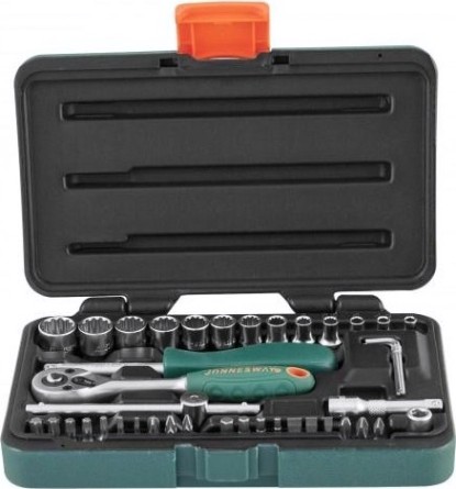 Набор головок 1/4" JONNESWAY S68H2141S 1/4"DR Super Tech, 41 предмет [048859]