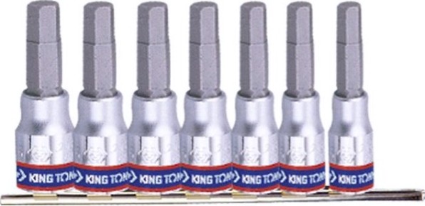 Набор головок 1/4" KING TONY 2127PR 1/4", 7 предметов
