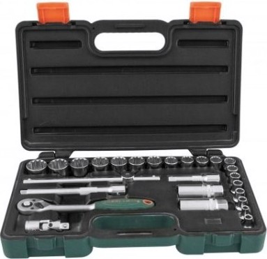 Набор головок 3/8" JONNESWAY S68H3126S 3/8"DR Super Tech, 26 предметов [048860]