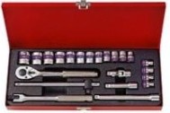 Набор головок 3/8" KING TONY 3023МR 3/8", 22 предмета [3023MR]