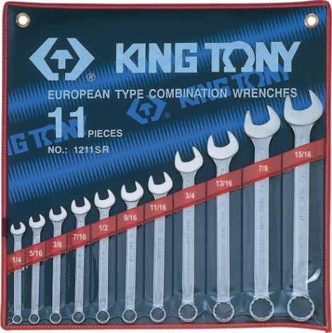 Набор ключей комбинированных KING TONY 1211SR 11 предметов