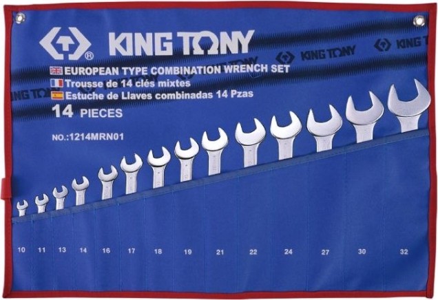 Набор ключей комбинированных KING TONY 1214MRN01 14 предметов