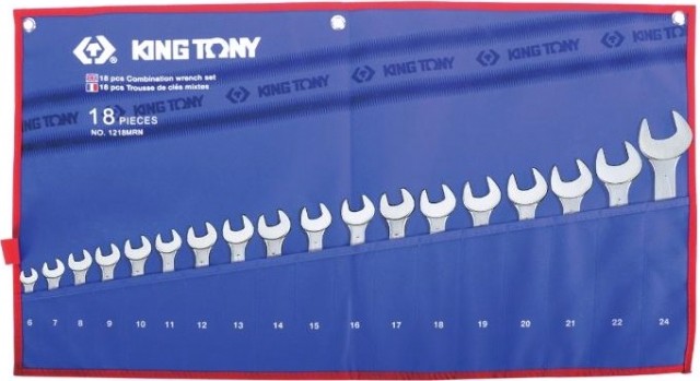 Набор ключей комбинированных KING TONY 1218MRN 18 предметов