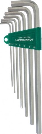 Набор ключей шестигранных JONNESWAY H03SM107S EXTRA LONG 2,5-10мм, 7 предметов [047094]