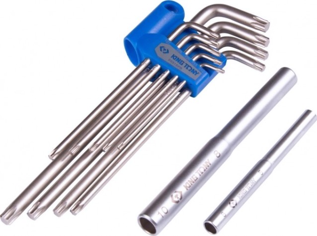 Набор ключей TORX KING TONY 20319PRU T10-T50, длинные, 11 предметов