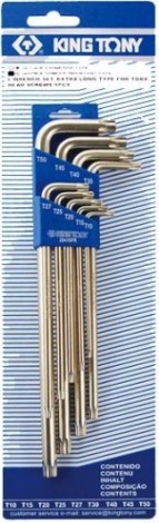Набор ключей TORX KING TONY 20409PR