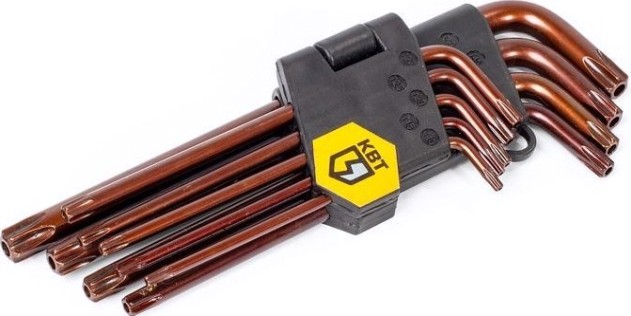 Набор ключей TORX КВТ КТ-9-S2 (т10-т50) [82178]