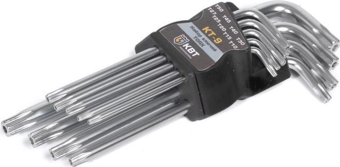 Набор ключей TORX КВТ КТ-9 (т10-т50) [79202]